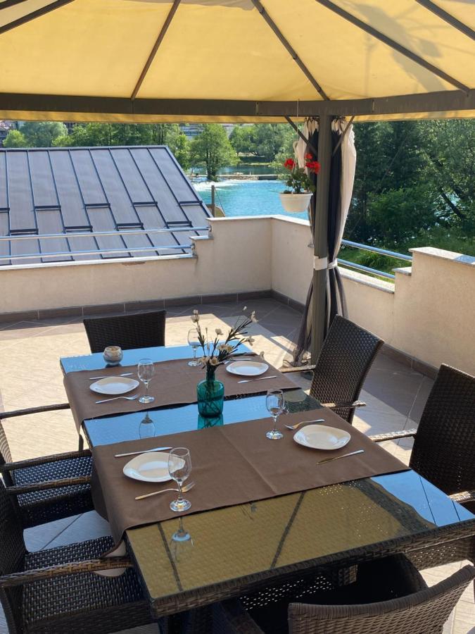 Apartman River Una Bihac Bagian luar foto